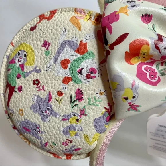 NWT. Disney. Rabbits reign Minnie ears. Ears feature many classic bunnies